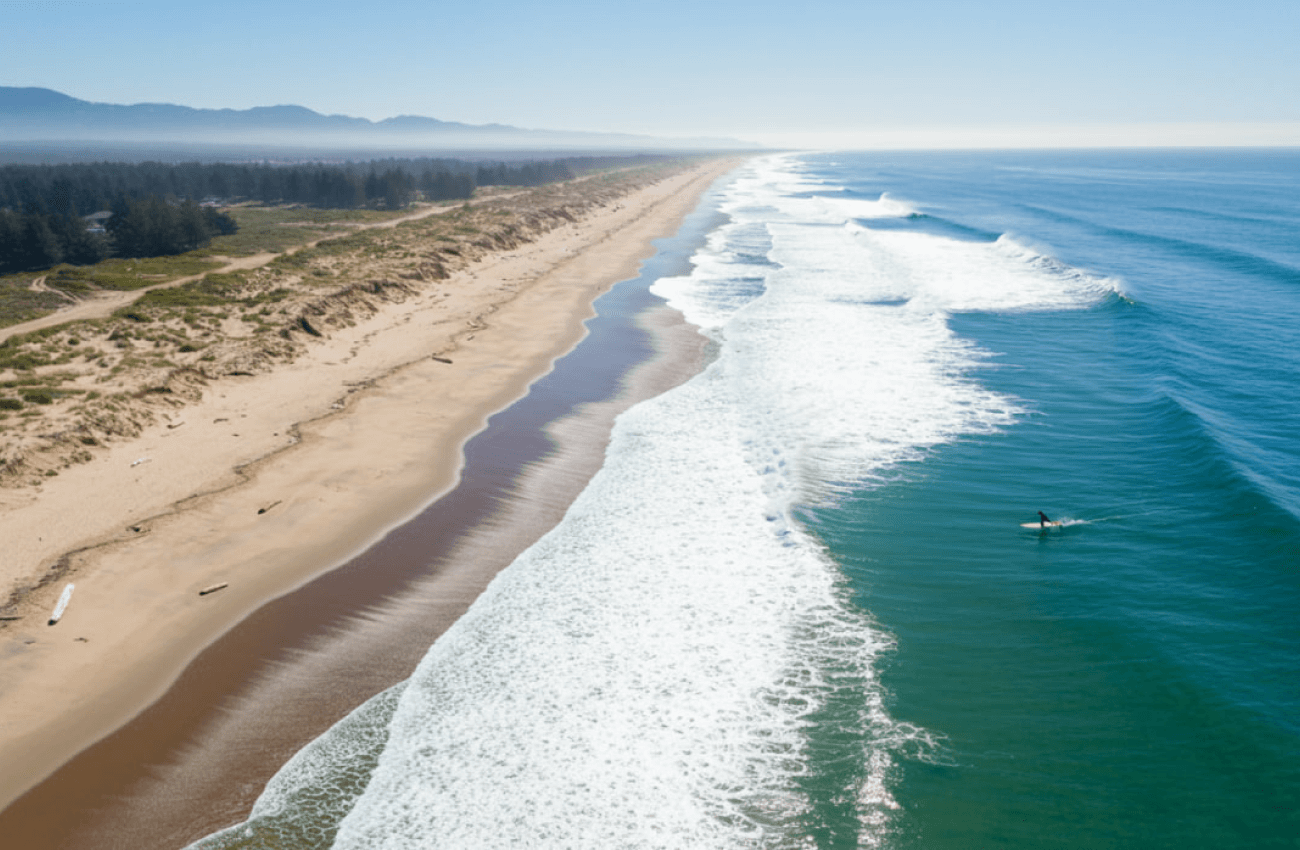 A man engaged in the exciting sport of board surfing on an ocean wave